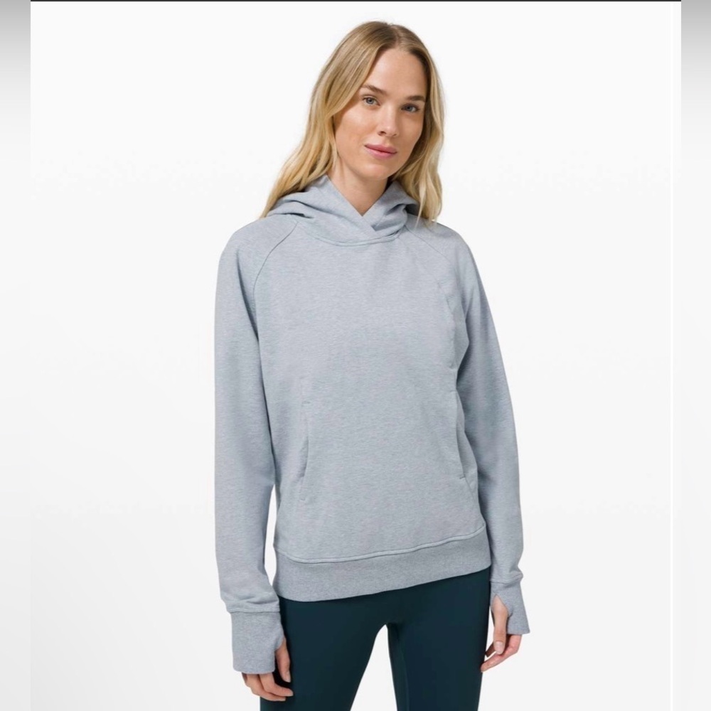 Lululemon Scuba Pullover
Heathered Chambray